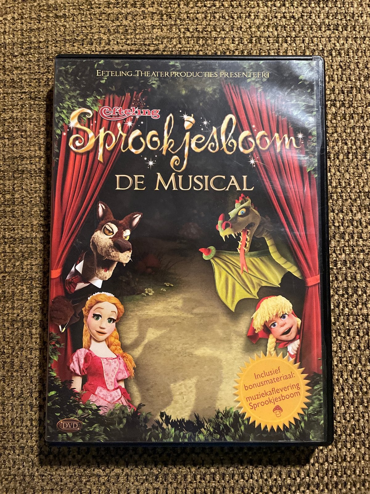 Efteling Sprookjesboom De Musical - dvd, Show, Alle leeftijden, Sprookjes, Gebruikt