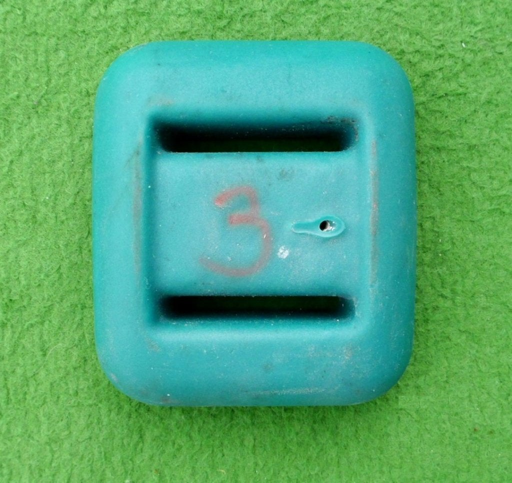 Loodblok - Groen- 3 Kg (6LB), Ophalen of Verzenden, Gebruikt, Lood of Loodgordel
