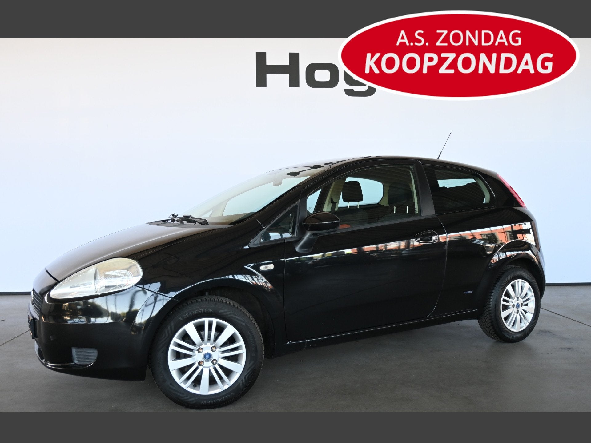 Fiat Grande Punto 1.4 Dynamic Nap Airco Lichtmetaal Stuurbek, Auto's, Fiat, Voorwielaandrijving, Stof, 4 cilinders, Met garantie (alle)