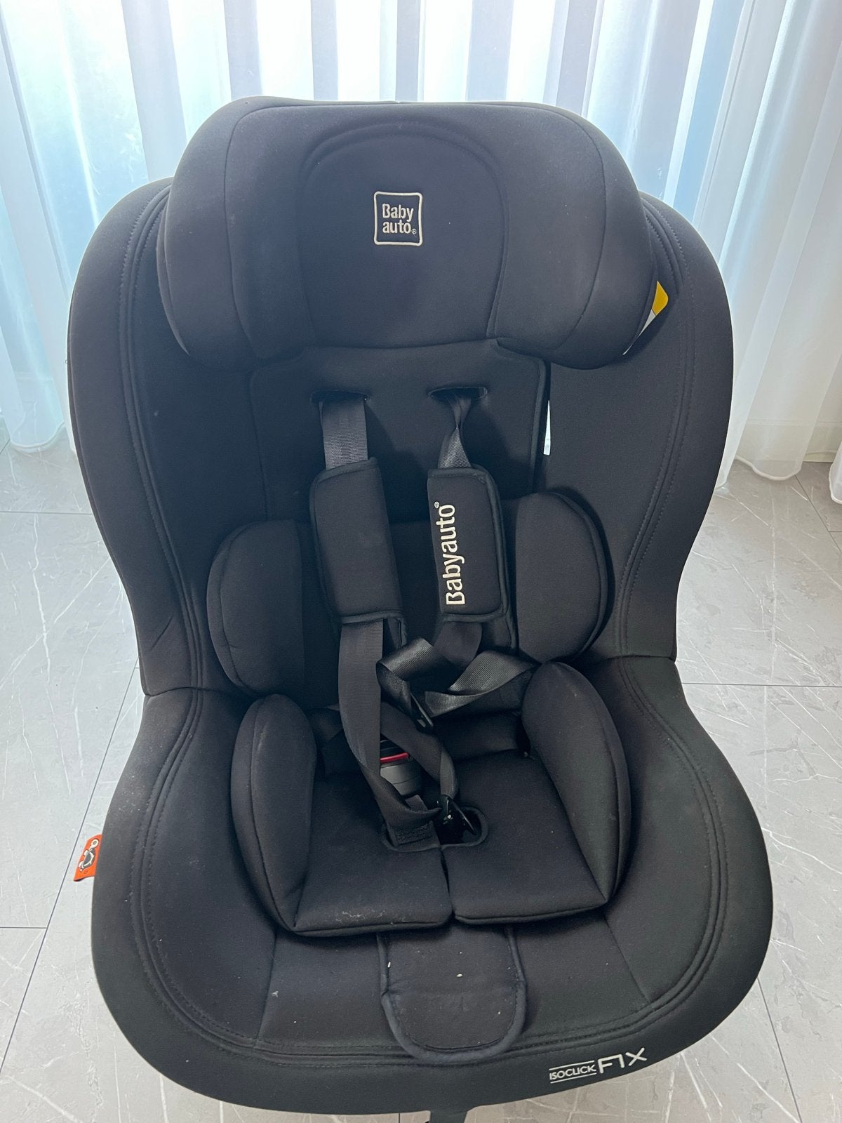 Draaibare Babyauto autostoel met Isofix, Gebruikt, 0 t/m 18 kg, Zijbescherming, Isofix