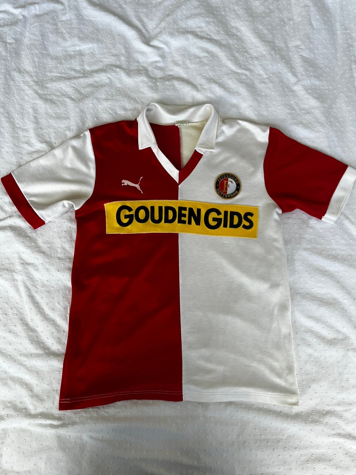 Feyenoord thuisshirt maat 48/50 Gouden Gids Puma, Maat M, Ophalen of Verzenden, Gebruikt, Shirt