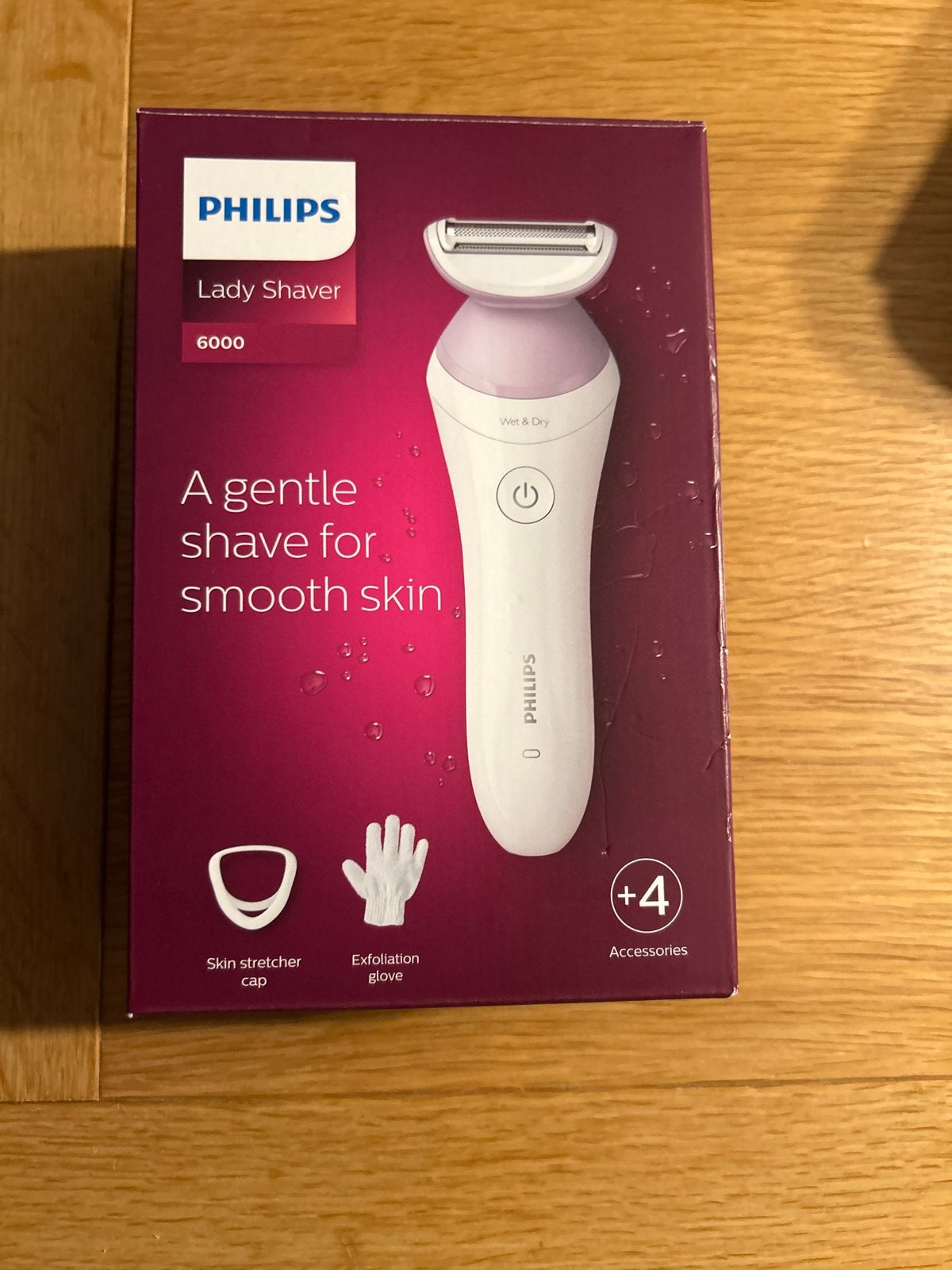 Philips Lady Shaver 6000 - Nat en Droog Scheerapparaat, Ophalen of Verzenden, Nieuw, Scheren en Epileren