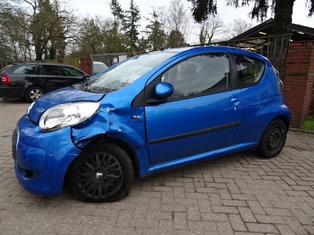 Citroen C1 1KR B52 bj 2009 80000 km blauw voor demontage, Gebruikt, -, Ophalen of Verzenden, -