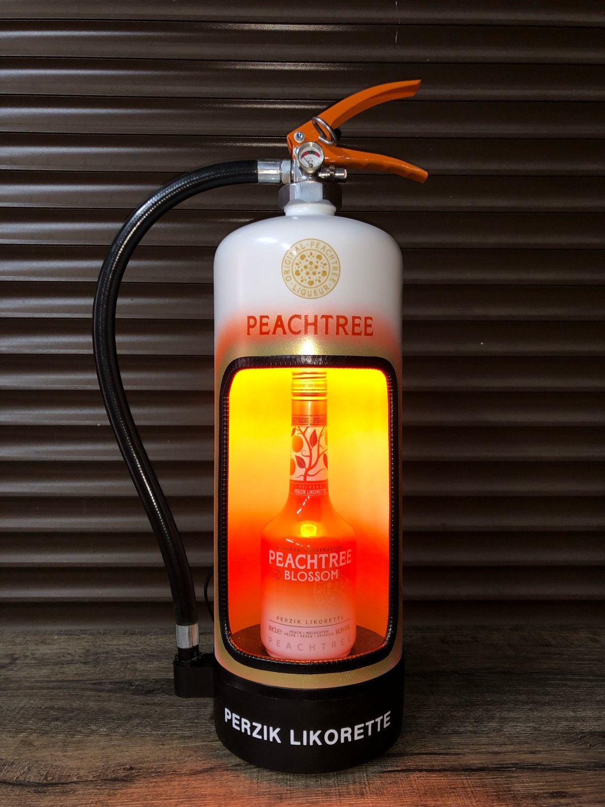 Unieke Peachtree blusser lamp - sfeervolle verlichting, Ophalen, Zo goed als nieuw, Wit, Metaal