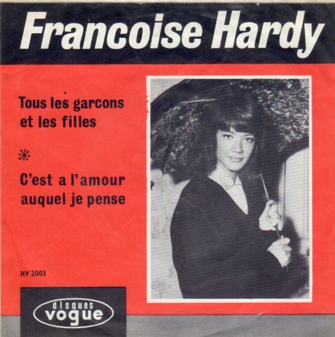 Francoise Hardy ‎– Tous Les Garçons Et Les Filles (1963), Cd's en Dvd's, Gebruikt, Fotohoes, 7 inch, Ophalen of Verzenden