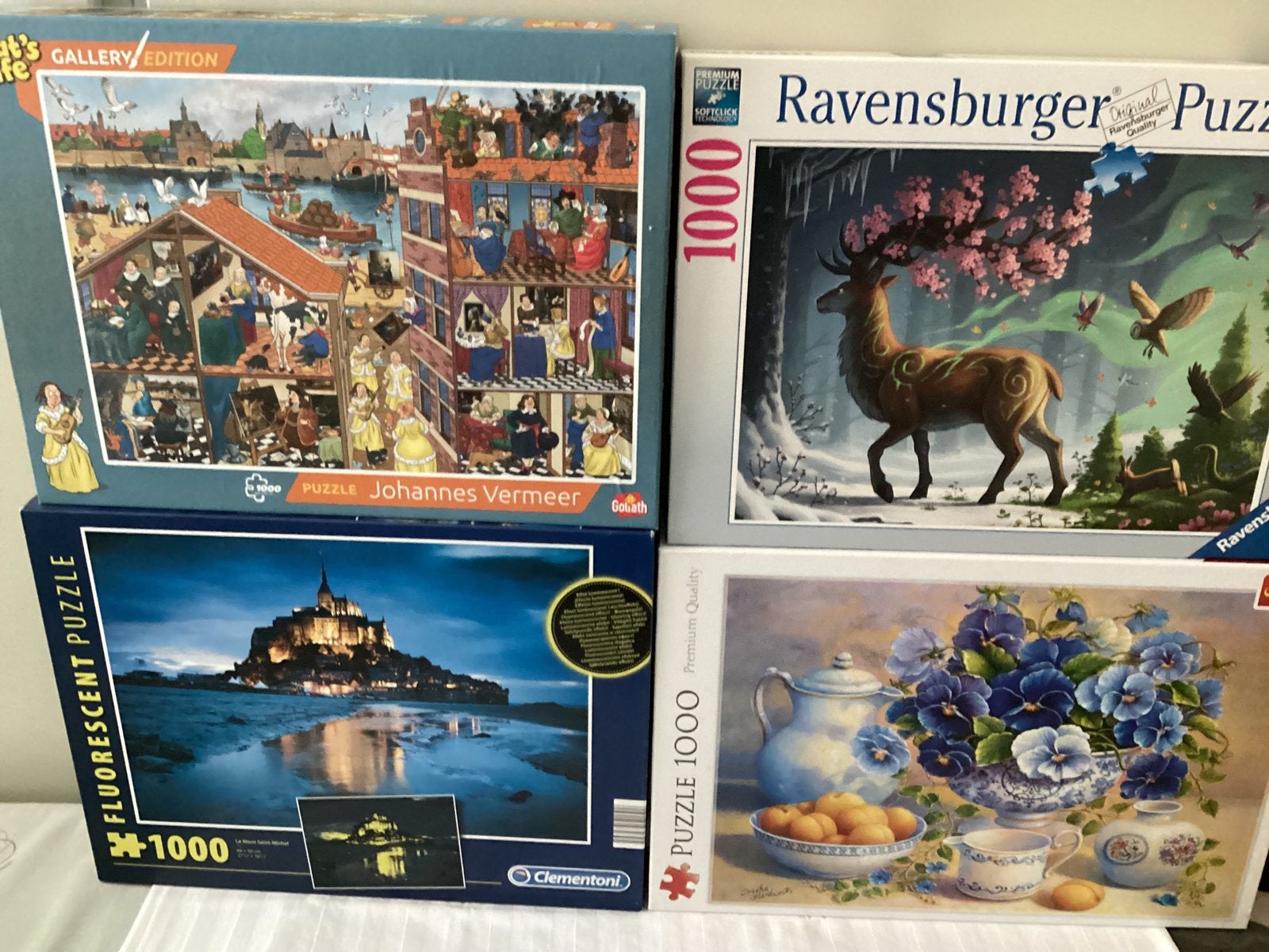 Puzzels, Hobby en Vrije tijd, Ophalen of Verzenden, 500 t/m 1500 stukjes, Zo goed als nieuw