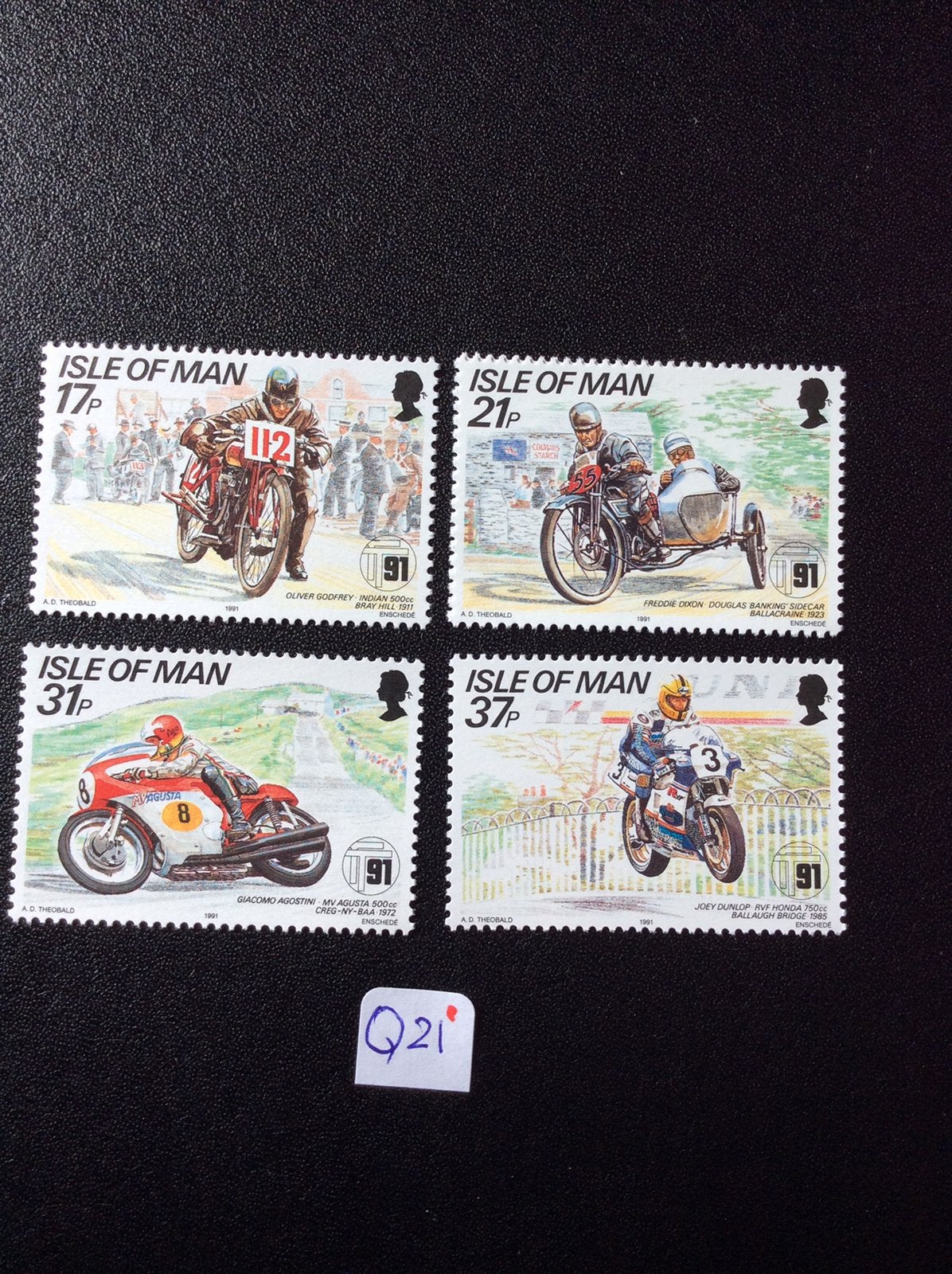Isle of Man postzegels 1991 pfr Mi 468/72, Ophalen of Verzenden, Postfris