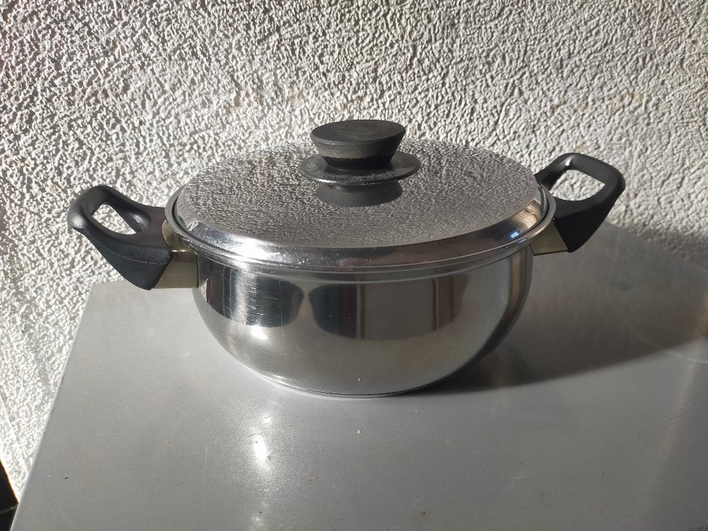 Kookpan, Huis en Inrichting, Keuken | Potten en Pannen, Ophalen of Verzenden, Gebruikt, Rvs, Kookpan of Snelkookpan