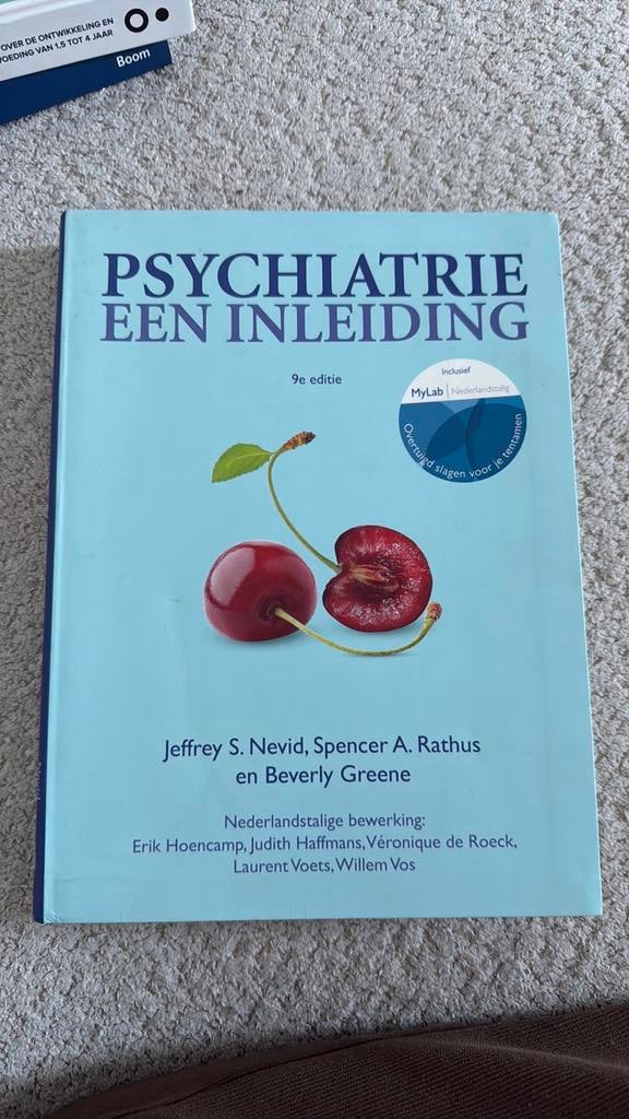 Psychiatrie, een inleiding, met MyLab NL toegangscode, Boeken, Ophalen of Verzenden, Zo goed als nieuw, Overige niveaus, Jeffrey S. Nevid; Beverly Greene; Spencer A. Rathus