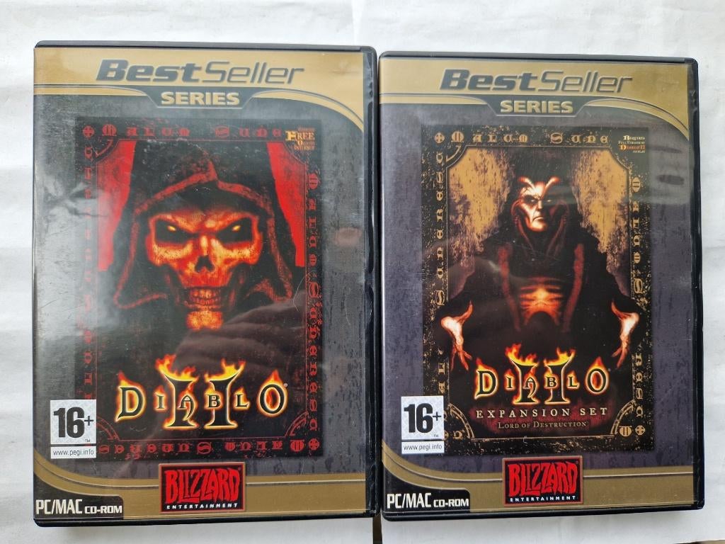 DIABLO II + EXPANSION set, Gebruikt, 1 speler, Ophalen of Verzenden, Role Playing Game (Rpg)