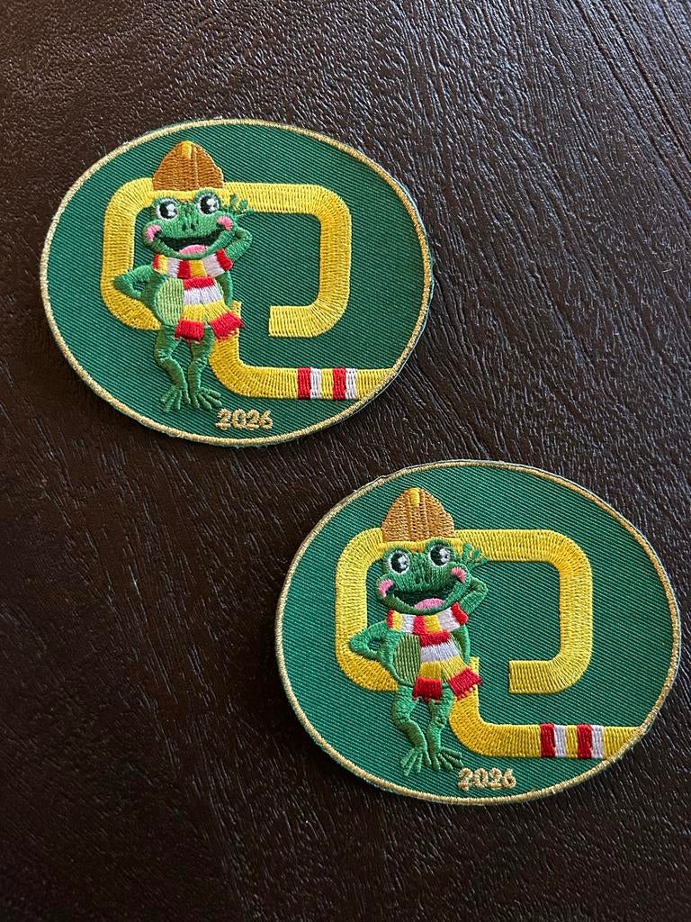 Oeteldonk 2026 Emblemen, Ophalen of Verzenden, Zo goed als nieuw, Stad of Land, Speldje of Pin