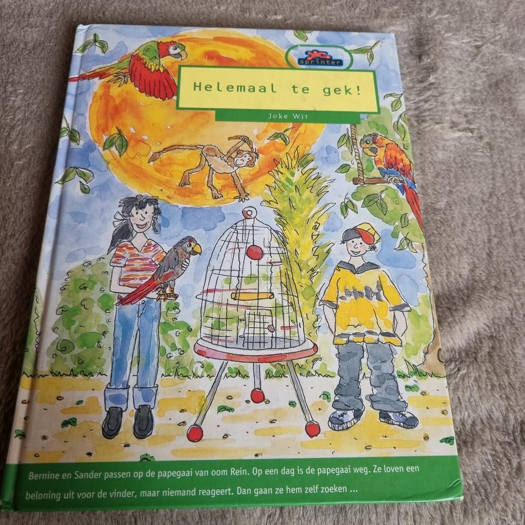 Helemaal te gek! - Joke Wit.- AVI 7 avonturen met papegaai, Ophalen of Verzenden, Gelezen, Joke Wit, Fictie algemeen