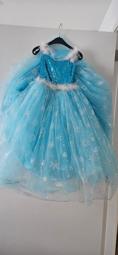 Ijs prinses verkleed jurk 4 jaar, Ophalen of Verzenden, Meisje