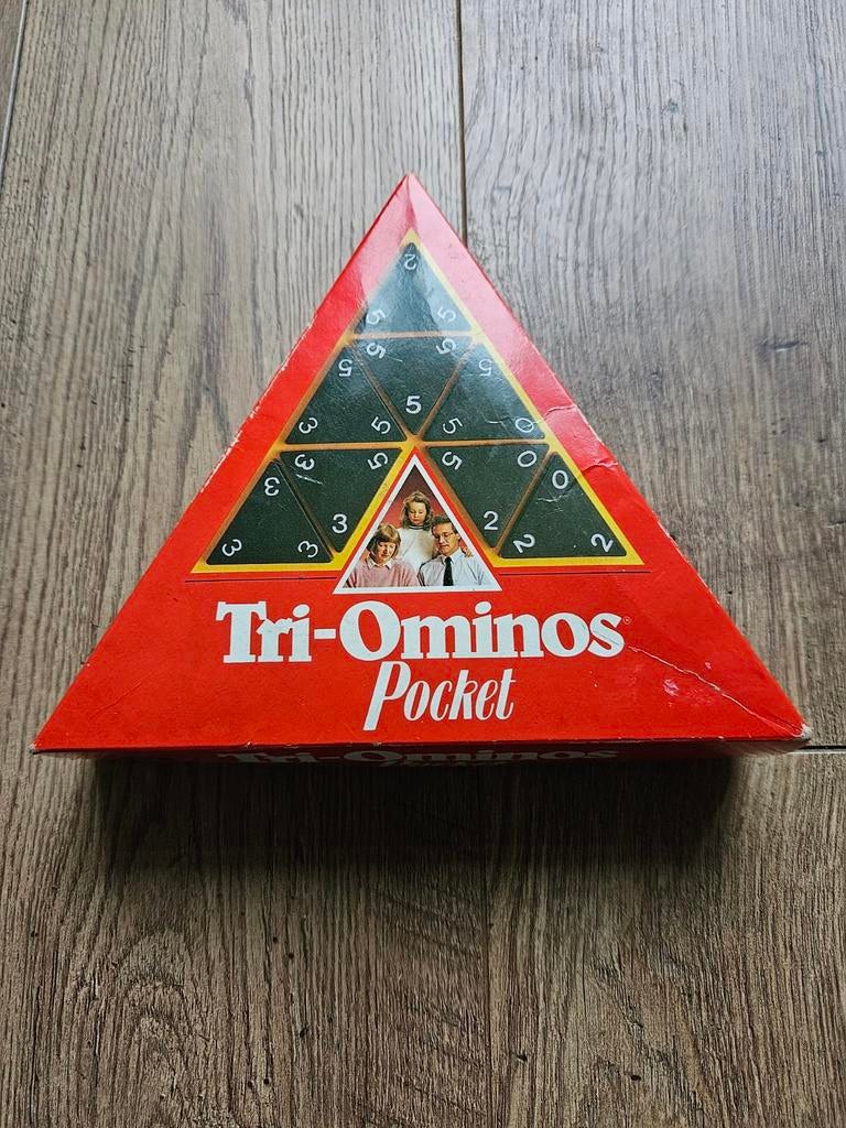 Triominos Pocket - Reisspel, Goliath, Ophalen of Verzenden, Zo goed als nieuw, Een of twee spelers
