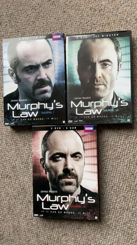 MURPHY’S LAW Serie 1 - 2 - 3., Vanaf 12 jaar, Ophalen of Verzenden, Zo goed als nieuw, Thriller