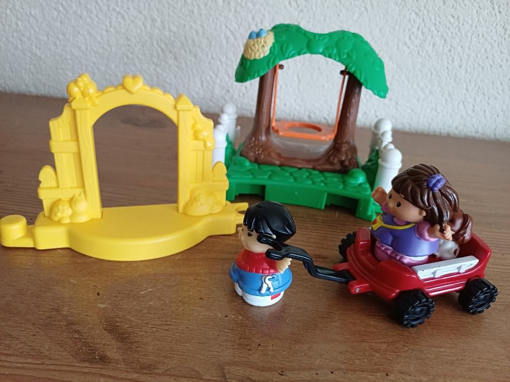 Fisher Price Little People Uitje naar de speeltuin, Ophalen of Verzenden, Zo goed als nieuw, Speelset