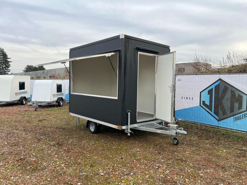 Verkoopwagen matzwart 300x200 750KG PROMO ACTIE NIEUW, Ophalen of Verzenden
