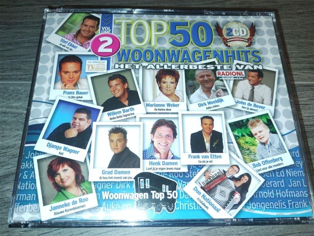 Top 50 Woonwagenhits Deel 2 [2 CD], Ophalen of Verzenden, Zo goed als nieuw, Levenslied of Smartlap