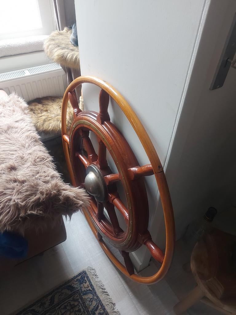 Houten stuurwiel Diane - 90 cm, Watersport en Boten, Accessoires en Onderhoud, Gebruikt, Onbekend, Ophalen of Verzenden, Onbekend