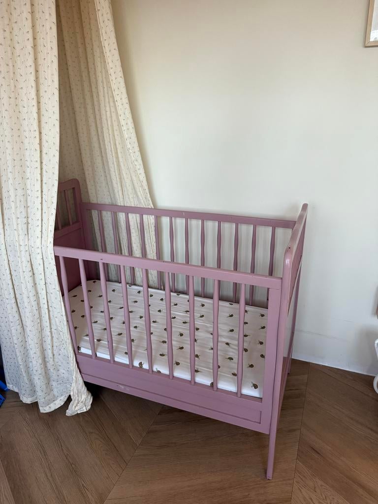Vintage Hegowa Ledikant - 60x120cm, Ophalen, Gebruikt, Ledikant