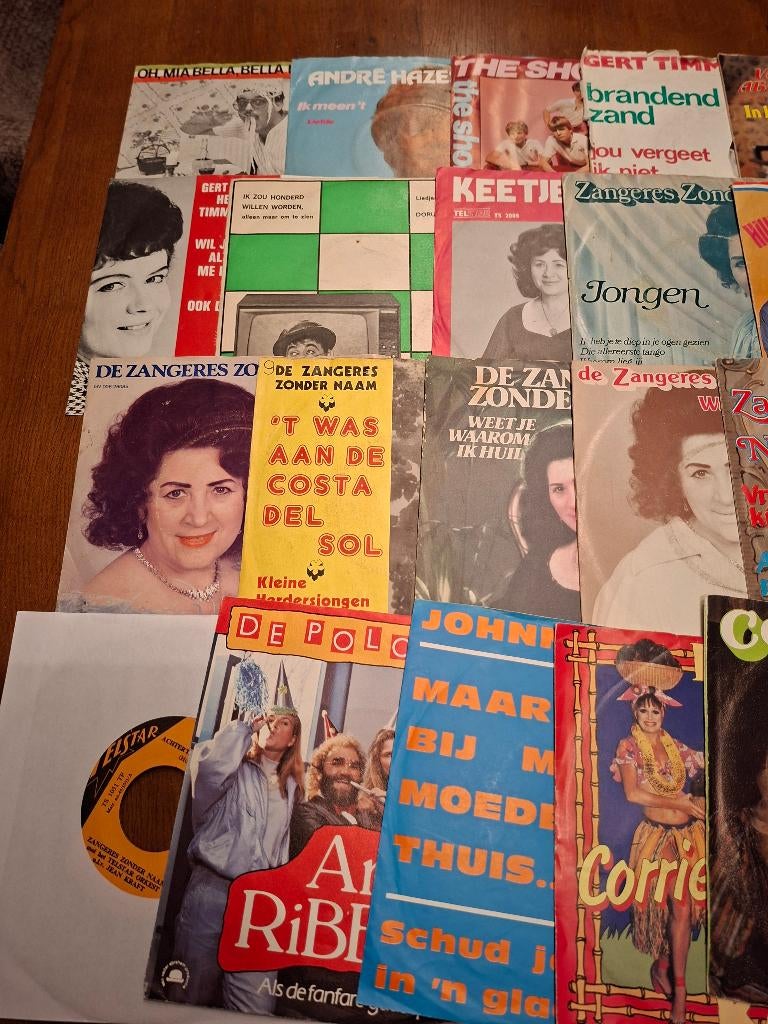 40 singles diverse artiesten, Gebruikt, 7 inch, Single, Ophalen of Verzenden