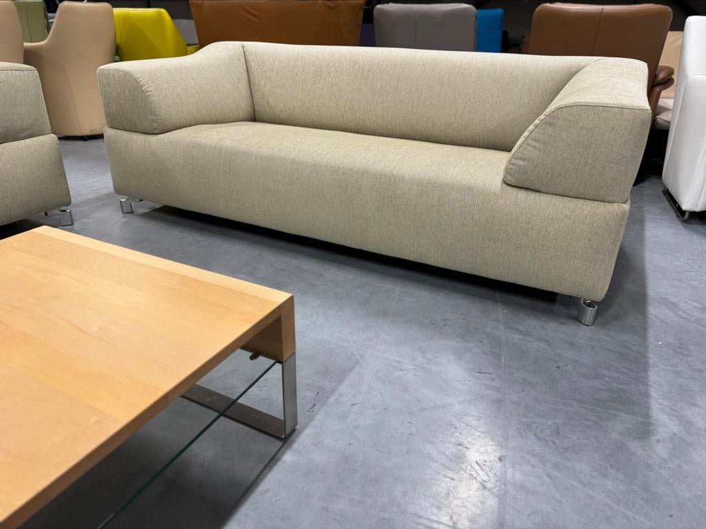 (1) Nieuw Faya Lobi Bank stof Design bank 200cm, Ophalen of Verzenden, Nieuw, Stof