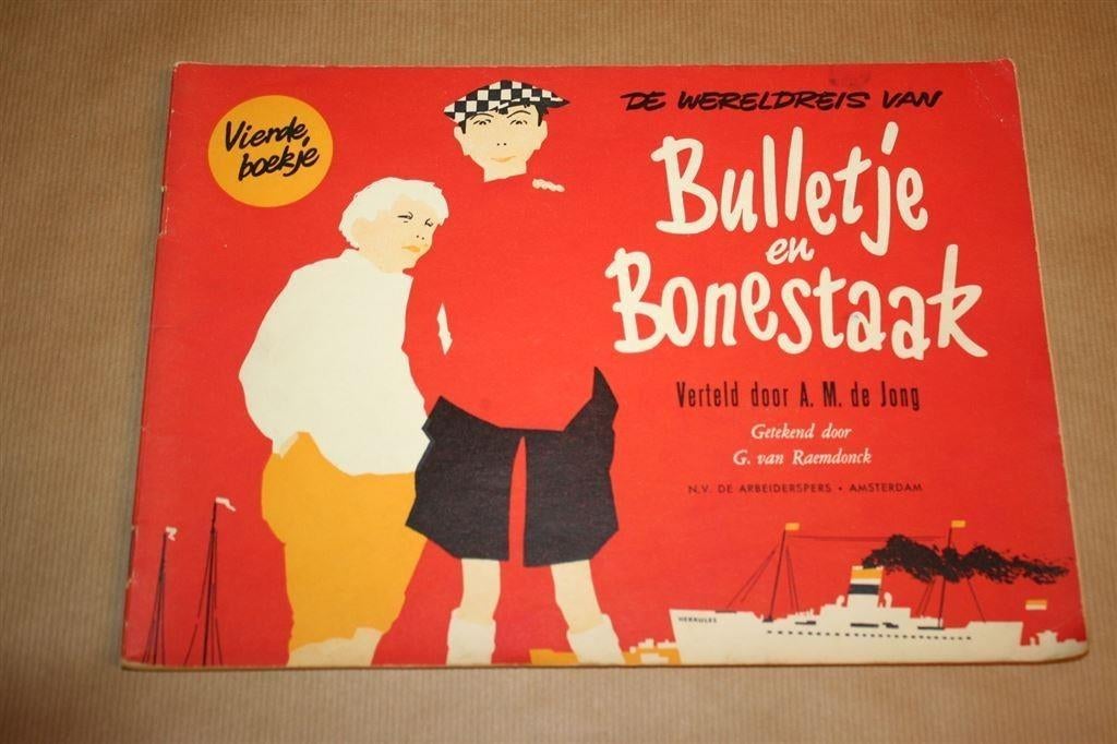 De wereldreis van Bulletje en Bonestaak 4., Eén stripboek, Ophalen of Verzenden, Gelezen