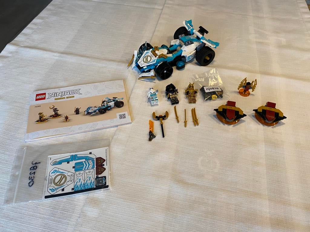 Lego 71791 Zane's Dragon Power Spinjitzu Race Car, Ophalen of Verzenden, Gebruikt, Complete set, Lego