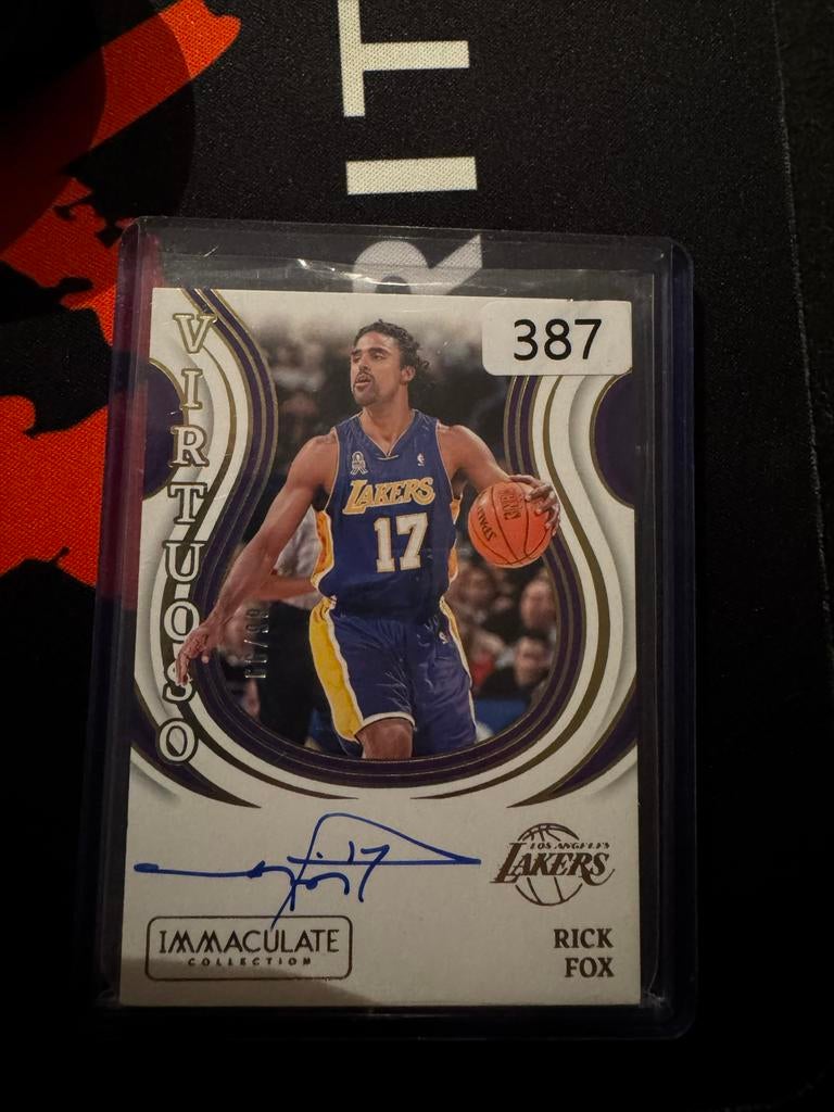 Rick Fox Virtuoso Handtekening Basketbal Kaart, Verzamelen, Sportartikelen en Voetbal, Ophalen of Verzenden, Zo goed als nieuw