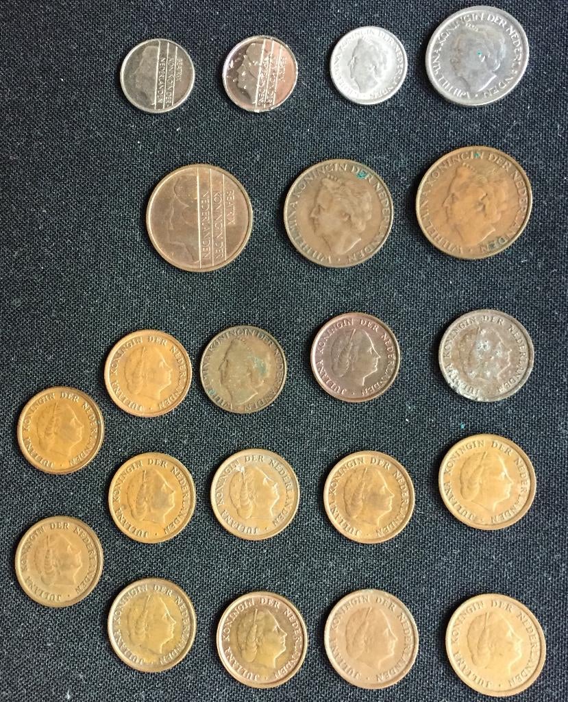 Nederland munt 1-5-10-25 cent, Postzegels en Munten, Munten | Nederland, Ophalen, Zilver, Overige waardes, Koningin Wilhelmina