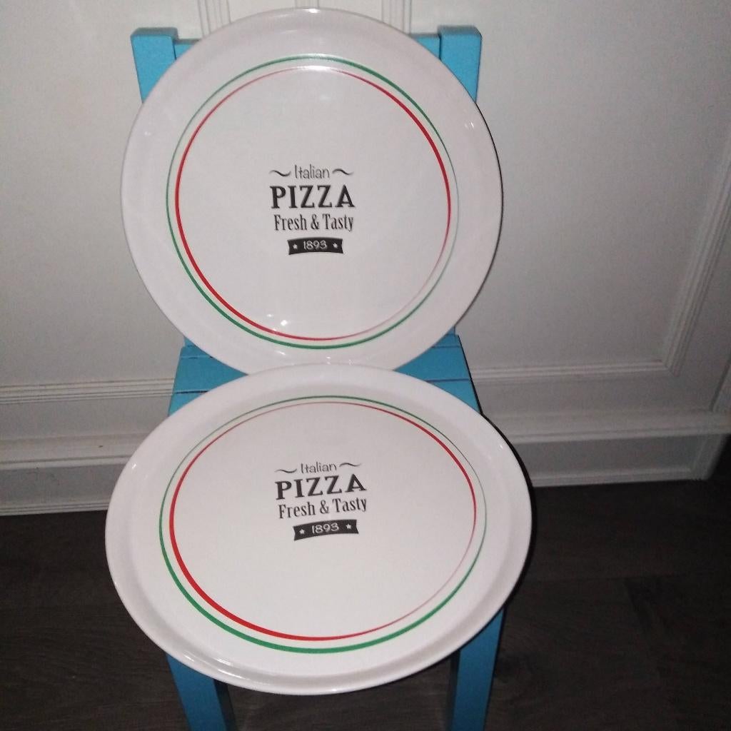 Pizza borden fresh & tasty 1893 2 stuks Gusta, Ophalen, Gebruikt, Bord(en), Overige stijlen