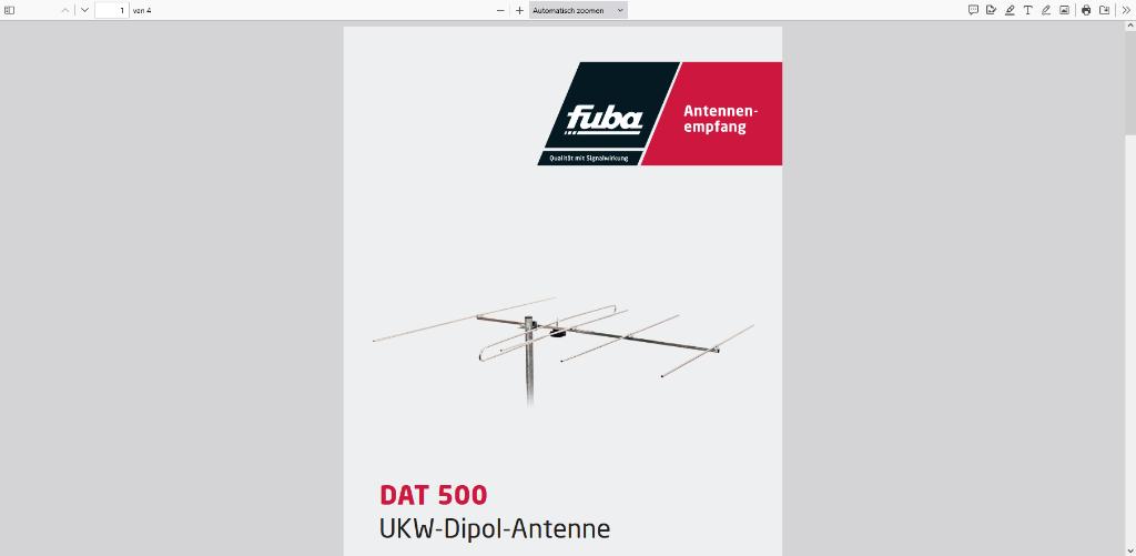 FM richting antenne, Duitsland, Nieuw, Ophalen of Verzenden, Info@arob.nl