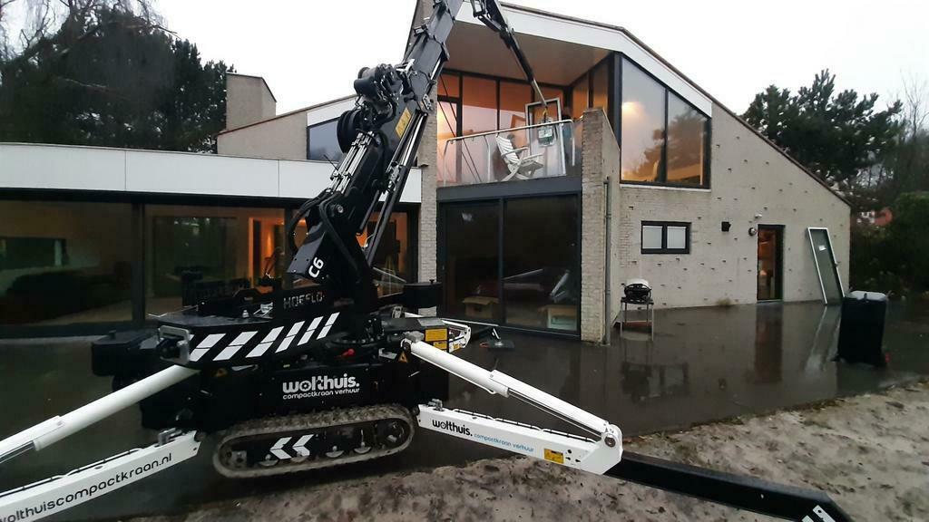 Compactkraan te huur incl. machinist (hijskraan op rupsen), Zakelijke goederen, Ophalen, Kraan