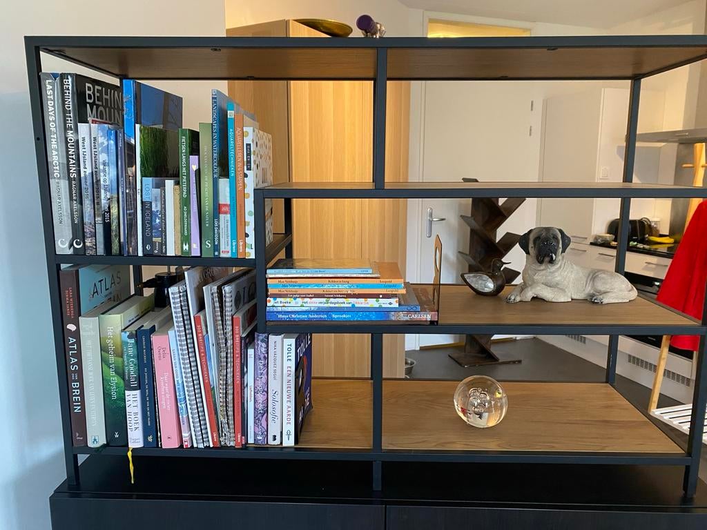 Open Boekenkast - 114x35x78 cm, Ophalen, 100 tot 150 cm, Nieuw, Minder dan 100 cm