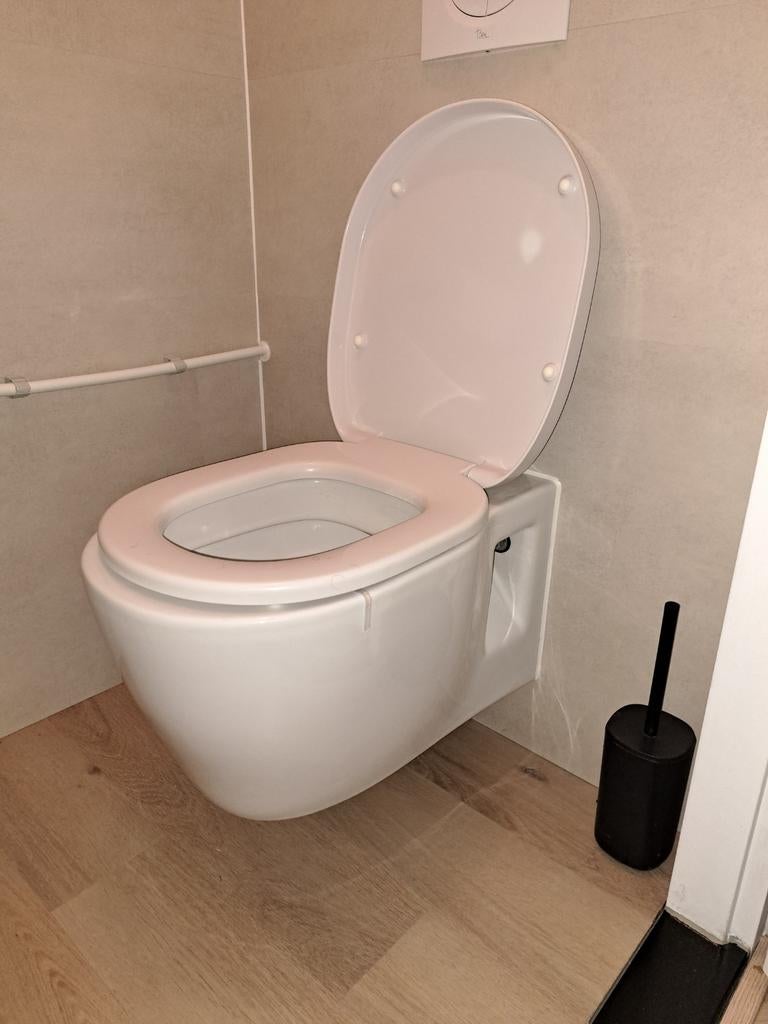 Moderne wandcloset, Ophalen, Zo goed als nieuw, Toilet