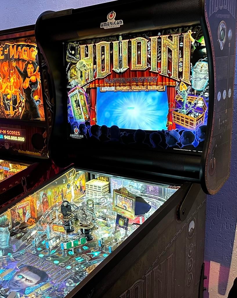 Flipperkast Houdini - HUO (Home Used Only), Verzamelen, Automaten | Flipperkasten, Overige soorten, Zo goed als nieuw, Flipperkast