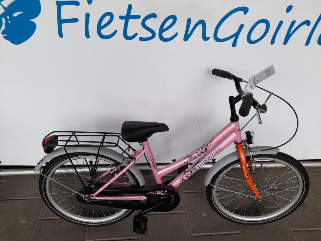 meisjesfiets Loekie 22 inch, Fietsen en Brommers, Fietsen | Meisjes, Ophalen, 22 inch, Gebruikt, Loekie