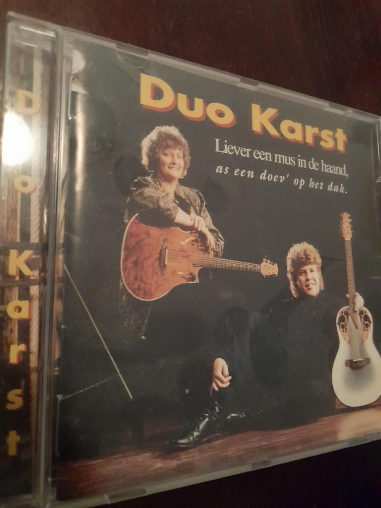 Duo Karst - CD liever een mus in de hand, Ophalen of Verzenden, Gebruikt, Levenslied of Smartlap
