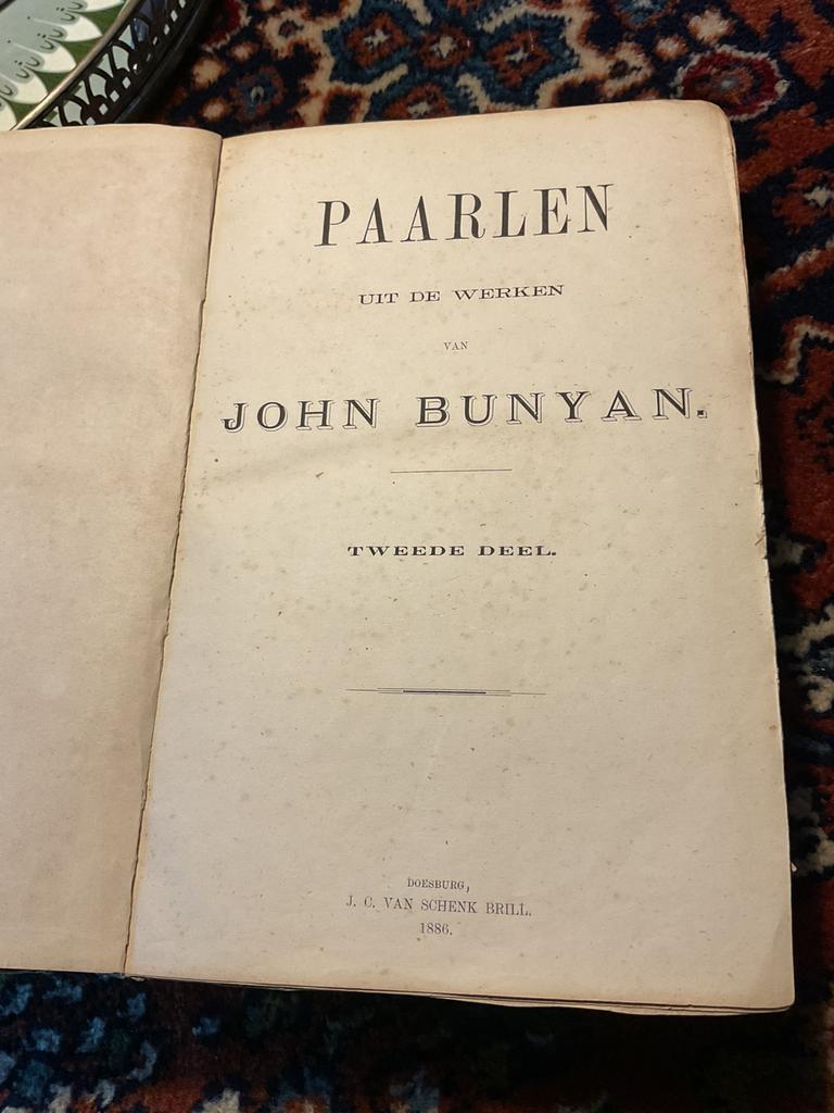 John Bunyan,paarlen, 1886 tweede deel, Antiek en Kunst, Antiek | Boeken en Bijbels, Ophalen of Verzenden