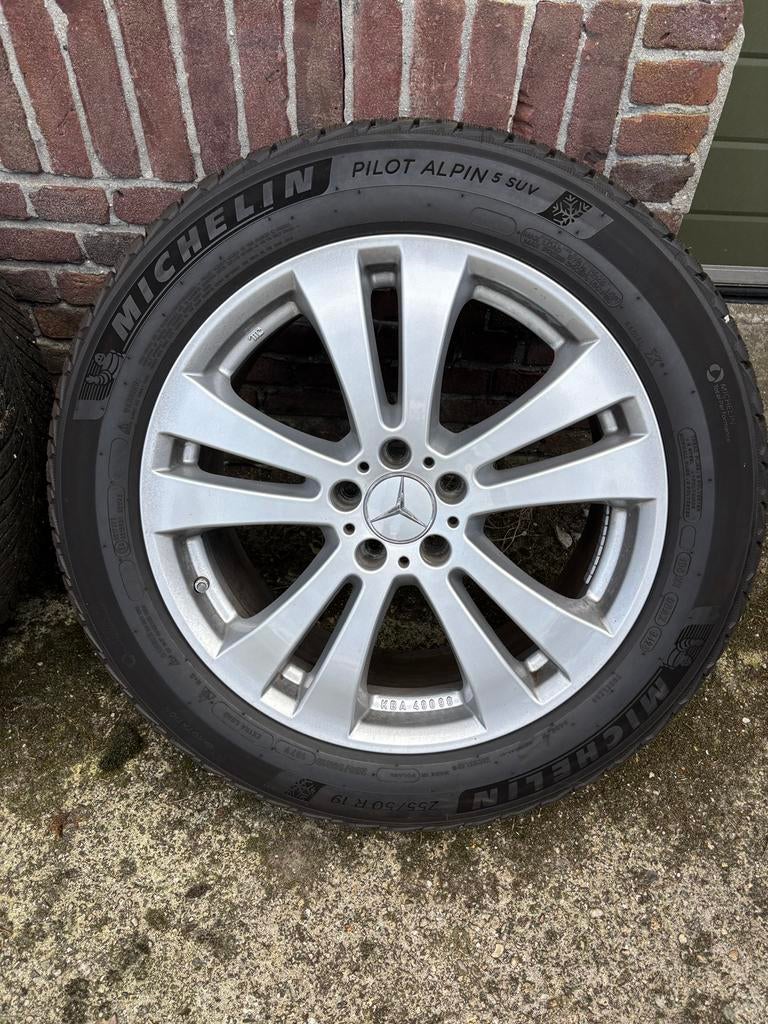 Velgen met winterbanden w166 ml en gle, Z, Gebruikt, 255 mm, Velg(en)