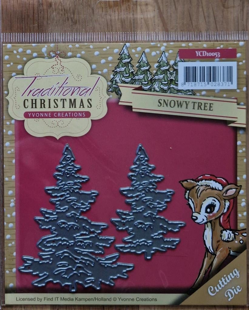 Y. Creations Die Traditional Christmas-Snowy Tree
YCD10053, Ophalen of Verzenden, Nieuw, Kerst, Pons of Mal