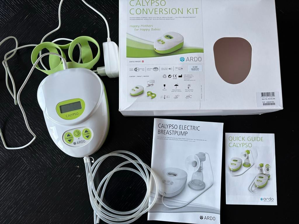 Ardo Calypso Dubbele Borstkolf + BV Accessoires, Ophalen of Verzenden, Gebruikt, Borstkolf