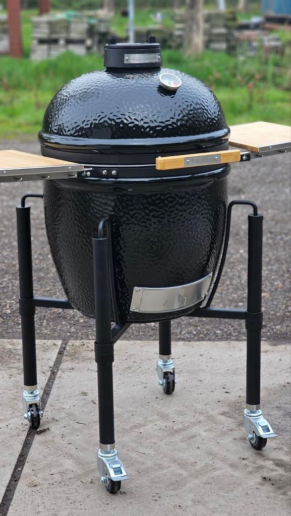 Monolith ONE.55 Kamado - Zwart compleet level nieuw voorraad, Ophalen of Verzenden, Nieuw, Monolith, Met accessoires