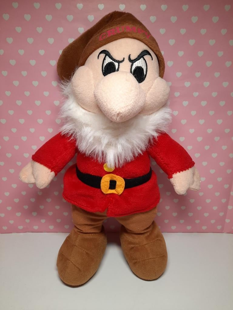 Disney Grumpy knuffel 33 cm met muziek, Ophalen of Verzenden, Gebruikt, Overige typen