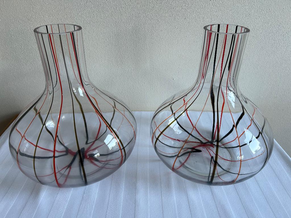 KOOKAI MAISON vazenset, Huis en Inrichting, Woonaccessoires | Vazen, Zo goed als nieuw, Overige kleuren, Minder dan 50 cm, Glas