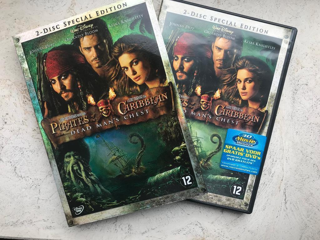 Pirates of the Caribbean Dead Man's Chest ( 2 DVD Box ), Cd's en Dvd's, Vanaf 12 jaar, Ophalen of Verzenden, Zo goed als nieuw