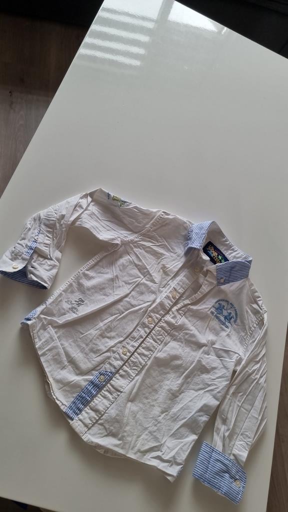 Blouse - maat 116/122 - merk La Martina, Kinderen en Baby's, Overhemd of Blouse, La Martina, Ophalen of Verzenden, Zo goed als nieuw