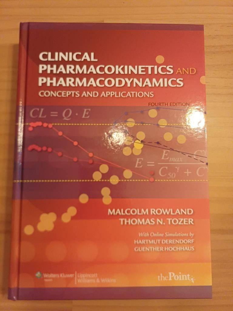 Clinical Pharmacokinetics and Pharmacodynamics: Concepts and, Achtergrond en Informatie, Spiritualiteit algemeen, Ophalen of Verzenden