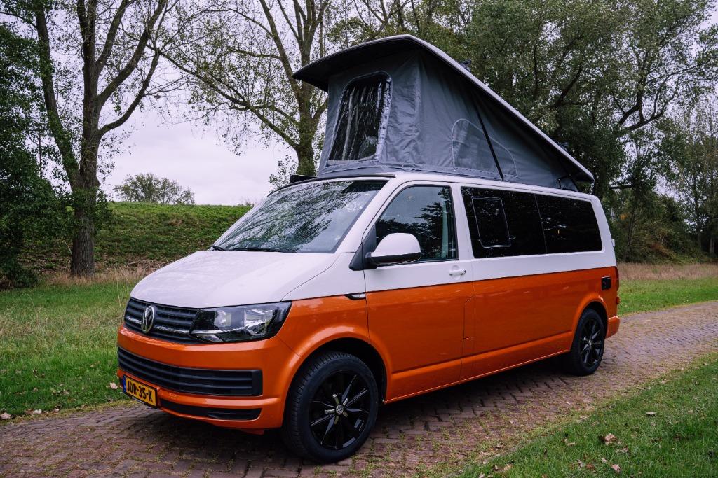Woodpecker Camper met hoekbank, Automaat, Buscamper of Camperbus, Volkswagen, Bedrijf