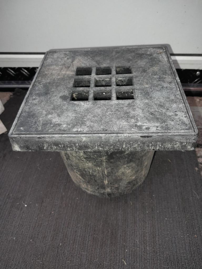 Schrobputje, Afvoer, Gebruikt, Pvc, 60 tot 80 mm